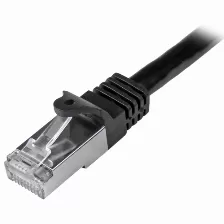 Cable De Red Startech.com Cable De 3m De Red Cat6 Ethernet Gigabit Blindado Sftp - Negro, 3 M, Cat6, Sf/utp (s-ftp), Rj-45, Rj-45