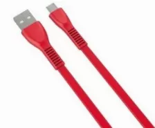 Cable Usb Naceb Technology Usb A - Microusb, 1m Color Rojo