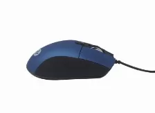 Mouse Naceb Technology Na-0115a óptico, 6 Botones, 2400 Dpi, Interfaz Usb Tipo A, Color Azul