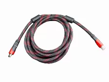 Cable Hdmi Naceb Technology 3m Hdmi, 3 M, Hdmi Tipo A (estándar), Hdmi Tipo A (estándar), Negro, Rojo