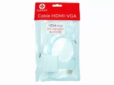 Cable Convertidor Naceb Na-235 De Hdmi A Vga Con Conexion De Audio 3.5mm