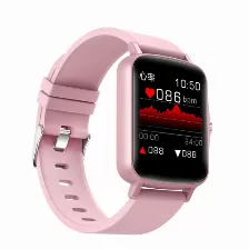  Smart Watch Necnon Nsw-01 Pantalla 1.44 Touch Si, Monitor De Frecuencia Cardíaca Si, Bluetooth 4.0, Color De Banda Rosa, Ip67, Batería 160 Mah