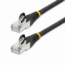  Cable De Red Startech.com Cable De 3m De Red Ethernet Cat6a - Negro - Low Smoke Zero Halogen (lszh) - 10gbe - 500mhz - Poe++ De 100w - Snagless Sin...