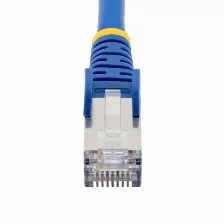 Cable De Red Startech.com Cable De 3m De Red Ethernet Cat6a - Azul - Low Smoke Zero Halogen (lszh) - 10gbe - 500mhz - Poe++ De 100w - Snagless Sin Pestillo - Rj-45 - Cable De Red S/ftp, 3 M, Cat6a, S/ftp (s-stp), Rj-45, Rj-45