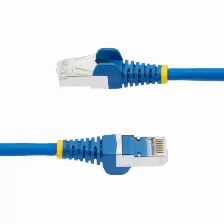 Cable De Red Startech.com Cable De 0.9m De Red Ethernet Cat6a - Azul - Low Smoke Zero Halogen (lszh) - 10gbe - 500mhz - Poe++ De 100w - Snagless Sin Pestillo - Rj-45 - Cable De Red S/ftp, 0.9 M, Cat6a, S/ftp (s-stp), Rj-45, Rj-45