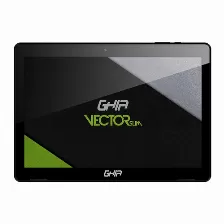  Tablet Ghia Vector 10.1 Slim 1.8 Ghz 1 Gb Ram, 16 Gb Almacenamiento, 25.6 Cm (10.1), Pantalla De 1280 X 800, Cámara única Trasera, Cámara Frontal...