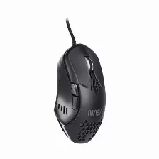 Mouse Techzone Ns-gm01 óptico, 6000 Dpi, Interfaz Usb Tipo A, Color Negro