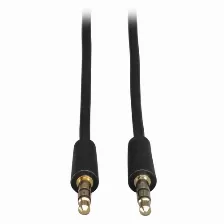  Cable De Audio Tripp Lite P312-006 Cable De Audio Mini Estéreo De 3.5 Mm Para Micrófonos, Bocinas Y Audífonos (m/m), 2 M [6 Pies], 3,5mm, Macho, 3,...