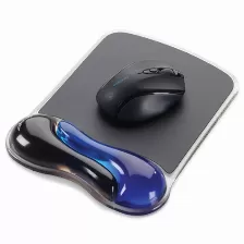 Mousepad Kensington Mouse Pad Duogel Azul Descansa Muñecas Si, Color Negro, Azul