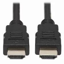 Cable Hdmi Tripp Lite P569-010 Cable Hdmi De Alta Velocidad Con Ethernet, Uhd 4k, Video Digital Con Audio (m/m), 3.05 M [10 Pies], 3.05 M, Hdmi Tipo A (estándar), Hdmi Tipo A (estándar), 4096 X 2160 Pixeles, 3d, Negro