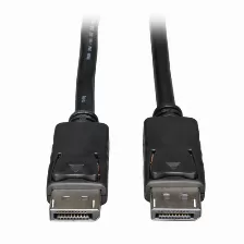  Cable Displayport Tripp Lite P580-015 Cable Displayport Con Conectores De Seguridad, 4k @ 60 Hz (m/m), Negro, 4.57 M [15 Pies], 4.57 M, Displayport...