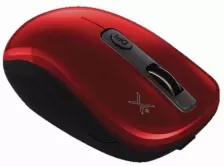  Mouse Perfect Choice Pc-044802 óptico, 3 Botones, 1600 Dpi, Interfaz Rf Inalámbrico, 10 M, Color Rojo