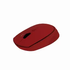 Mouse Perfect Choice Pc-045045 óptico, 1600 Dpi, Interfaz Rf Inalámbrico, 10 M, Batería Aa, Color Rojo