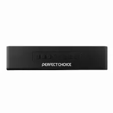 Bocinas Perfect Choice Shine Beat Inalámbrico, Bluetooth 5.0, Duración De La Batería 6 H, Color Negro