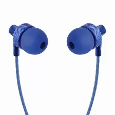 Audífonos Perfect Choice Audífonos In-ear Con Micrófono Stretto Azul Intra Auditivo Para Llamadas/música, Micrófono En Línea, Conectividad Alámbrico, Conector De 3.5 Mm Si, Color Azul
