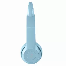 Audífonos Perfect Choice Pc-116981 Diadema Para Llamadas/música, Micrófono Integrado, Conectividad Inalámbrico, Conector De 3.5 Mm Si, Color Azul