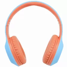  Audífonos Perfect Choice Pc-117018 Diadema Para Llamadas/música, Micrófono Integrado, Conectividad Inalámbrico, Color Azul, Naranja