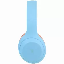 Audífonos Perfect Choice Pc-117018 Diadema Para Llamadas/música, Micrófono Integrado, Conectividad Inalámbrico, Color Azul, Naranja