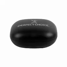 Audífonos Perfect Choice Pc-117070 Intra Auditivo Para Deportes, Micrófono Integrado, Conectividad True Wireless Stereo (tws), Color Negro