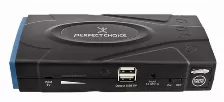  Power Bank Perfect Choice Pc-240990 12000 Mah, 12 V, Universal, Fuente De Carga Batería, Usb, Color Negro, Soporta 2 Dispositivo(s)