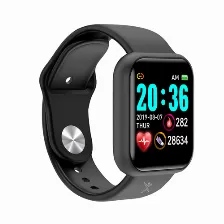  Smart Watch Perfect Choice Pc-270072 Pantalla 1.3 Touch Si, Monitor De Frecuencia Cardíaca Si, Bluetooth 4.0, Color De Banda Negro, Ip67, Batería ...