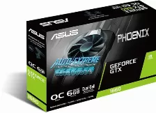 Tarjeta De Video Asus Phoenix NVIDIA GeForce GTX 1660 Super, 6gb Gddr6, 1408 Cuda, 7680 X 4320 Pixeles,pci-e 3.0,oc,1-hdmi,1-dp,1-dvi(ph-gtx1660s-o6g)