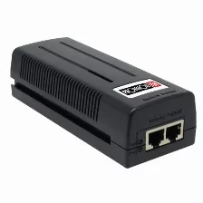 Inyector Poe Provision Isr Poei-0130, 1 Puerto 1x100mbps, 30w, 2x Rj-45, Distancia Hasta 100 Mts.