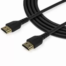 Cable Hdmi Startech.com Cable Hdmi Con Ethernet De Alta Velocidad De 2m - 4k 60hz, 2 M, Hdmi Tipo A (estándar), Hdmi Tipo A (estándar), Canal De Retorno De Audio (arc), Negro