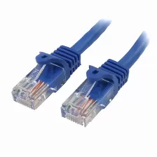  Cable De Red Startech.com Cable De Red 2.1m Categoría Cat5e Utp Rj45 Gigabit Ethernet Patch Moldeado Snagless - Azul, 2.1 M, Cat5e, U/utp (utp), Rj...
