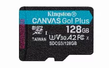 Memoria Kingston Technology Canvas Go! Plus 128 Gb, Velocidad 170 Mb/s, Clase 10