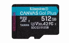 Memoria Kingston Technology Canvas Go! Plus 512 Gb, Velocidad 170 Mb/s, Clase 10