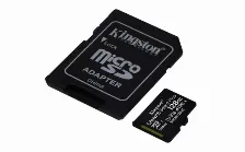 Memoria Micro Sd Kingston Canvas Select Plus, 128gb, Class 10, Escritura 100 Mb/s, Uhs-i, Inclye Adaptador Sd