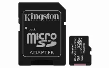 Memoria Micro Sdxc Kingston Canvas Select Plus, 256gb, 100mb/s, Negro
