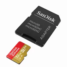 Memoria Sandisk Extreme 32 Gb, Microsdhc, Clase 10