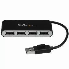 StarTech Hub Concentrador USB 3.0 de 4 Puertos Ladrón USB-C