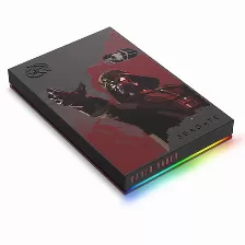 Disco Duro Externo Seagate Game Drive Darth Vader Special Edition Firecuda 2tb, 3.2 Gen 1 (3.1 Gen 1), Negro, Rojo