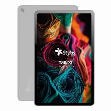  Tablet Stylos Tab104, 10.4 Pulg, Octa Core, Resolucion 2000x1200, Ram 4gb, Almacenamiento 128gb, Wifi, Android 13, Incluye Funda, Usb-c, Color Plata