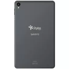 Tablet Stylos Taris V2, 8 Pulg., Quad Core, Resolucion Ips 1280x800, Ram 2gb, Almacenamiento 32gb, Wifi, Android 11, Usb-c, Incluye Funda, Color Negro
