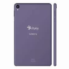 Tablet Stylos Taris V2, 8 Pulg., Quad Core, Resolucion Ips 1280x800, Ram 2gb, Almacenamiento 32gb, Wifi, Android 11, Usb-c, Incluye Funda, Color Morado