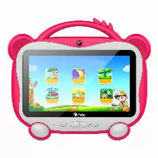  Tablet Stylos Taris Kids, 7 Pulg., Quad Core, Res. 1024x 600 Hd, Ram 2gb, Rom 32gb Wifi, Android 11, Usb-c, Bluetooth 4.0, Color Rosa (sttaa112p)