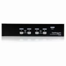 Conmutador Switch Profesional Startech Kvm 4 Puertos Vídeo Vga - Usb - Hasta 1920x1440, (sv431usb)