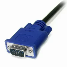 Cable Kvm De 1,8m Ultra Delgado Todo En Uno Vga Ps/2, Hd15 - 6ft Pies 3 En 1 (svecon6)