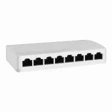  Switch Steren Swi-008 Cantidad De Puertos 8, Fast Ethernet (10/100), Blanco