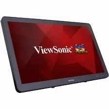 Monitor Touch Viewsonic Td2430, 23.6 Pulg, 1xhdmi, 1xvga, 1xdp, 1920 X 1080 Pixeles, Panel Va, Color Negro