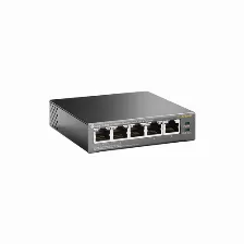 Switch Tp-link Fast Ethernet Tl-sf1005p, 5 Puertos 10 100mbps, 1 Gbit,s, 2000 Entradas No Administrable