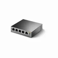 Switch Tp-link Fast Ethernet Tl-sf1005p, 5 Puertos 10 100mbps, 1 Gbit,s, 2000 Entradas No Administrable