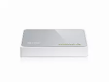 Switch Tp-link Tl-sf1008d No Administrable Puertos 8, Fast Ethernet (10/100 Mbps) 1.6 Gbit/s Color Blanco
