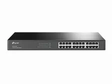  Switch Tp-link Tl-sg1024 No Administrable L2 Con 24 Puertos Gigabit Ethernet (10/100/1000 Mbps), 48 Gbit/s Color Negro
