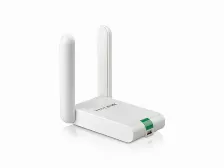 Adaptador Tp-link 300mbps High Gain Wireless N Usb Adapter, Color Blanco Inalambrico Usb 300 Mbit/s 10 - 90% Ce, Fcc, Rohs (tl-wn822n)