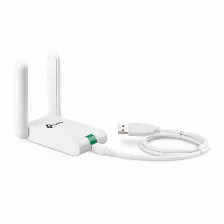 Adaptador Tp-link 300mbps High Gain Wireless N Usb Adapter, Color Blanco Inalambrico Usb 300 Mbit/s 10 - 90% Ce, Fcc, Rohs (tl-wn822n)